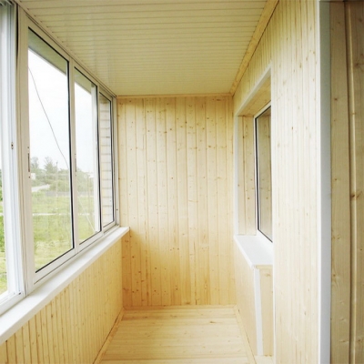 Внутренняя отделка балконов блок хаусом