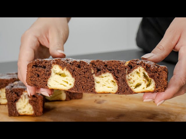 Шоколадный пирог Лисьи норы с нежнейшей творожной начинкой очень красивый и безумно вкусный 