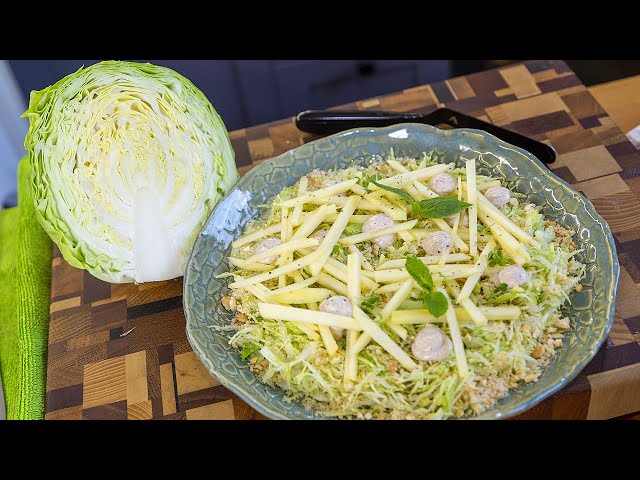 Как превратить обычный салат с капустой в необычный