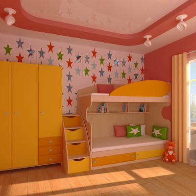 Как обустроить маленькую детскую комнату?
