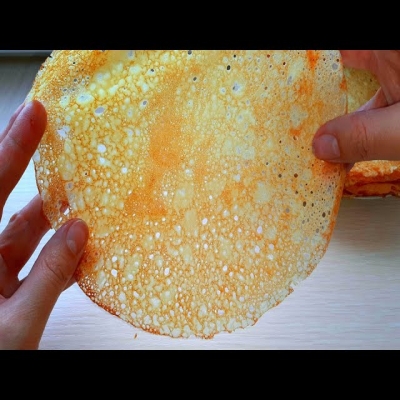 Ажурные блинчики на молоке. Вкуснее вы ещё не ели!