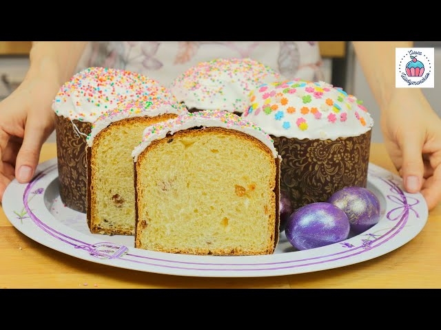 Пасхальный КУЛИЧ на Сметане! Влажный, Сочный, Очень вкусный!