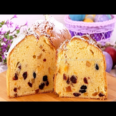 Пасхальный бездрожжевой кулич! Кулич-кекс без дрожжей на сливках!