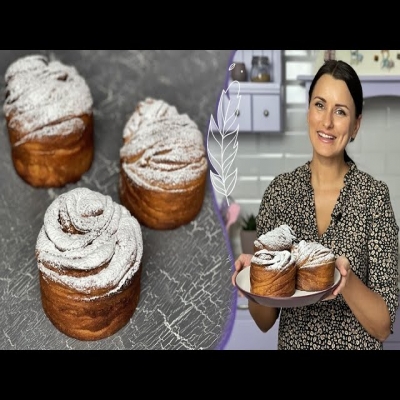 НЕВЕРОЯТНЫЙ кулич КРАФФИН с НАЧИНКОЙ пралине. Просто и ВКУСНО! ПАСХАЛЬНАЯ ВЫПЕЧКА