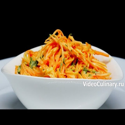Очень быстро, очень вкусно! Простой морковный салат с зеленым луком - Рецепт Бабушки Эммы!