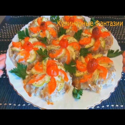 Шикарное Блюдо с Кабачками. Улетает вмиг!
