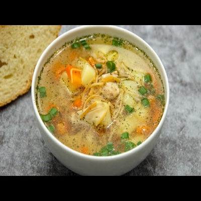 Куриный СУП с жареной вермишелью: наваристый, ароматный и очень вкусный - ЭТО ПРОСТО