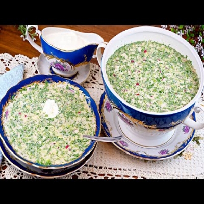 Идеально для жаркого лета! Традиционное блюдо русской кухни - Классическая мясная окрошка на квасе!