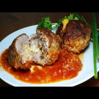 Вкуснейшие котлеты с сыром и BBQ соусом. Быстро и вкусно