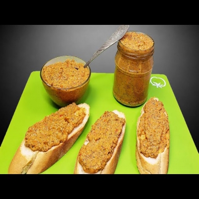 Кабачки не успеваю готовить - улетают на раз! Вкусная паста намазка на хлеб