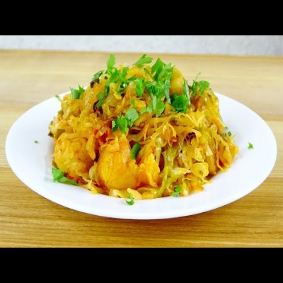 Тушеная капуста с картошкой, которой все требуют на добавку