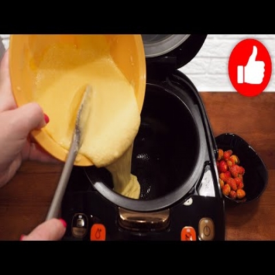 Вкусно – не значит Дорого! Шикарный манник с ягодами в мультиварке вместо торта на праздник!