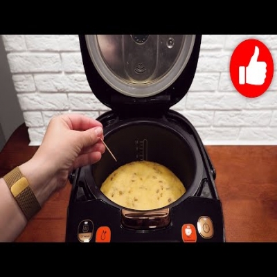Быстрый пирог без молока и сливочного масла! Очень вкусный пирог в мультиварке!