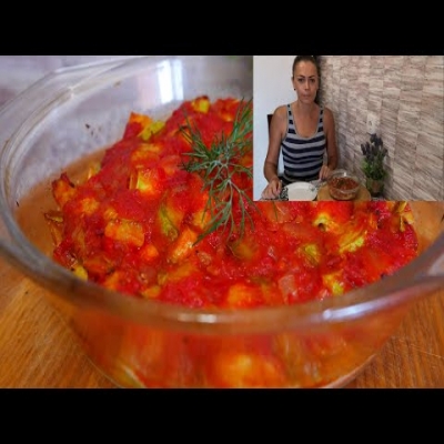 Лёгкая закуска из кабачков. Летняя овощная закуска