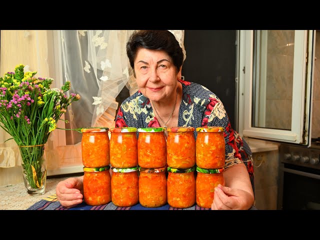 Обалденный узбекский салат на зиму. Готовим 30 лет! Понравится всей семье