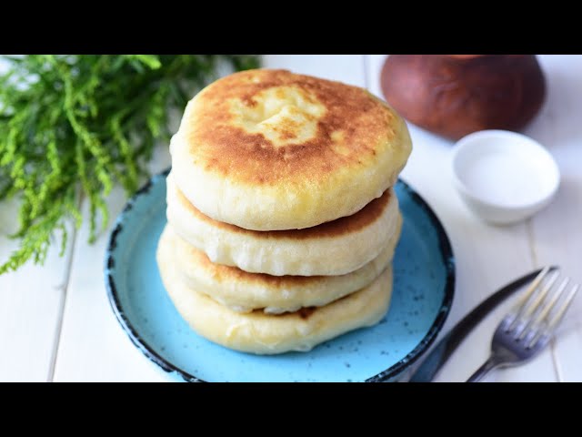 Сырные лепёшки на кефире на сковороде