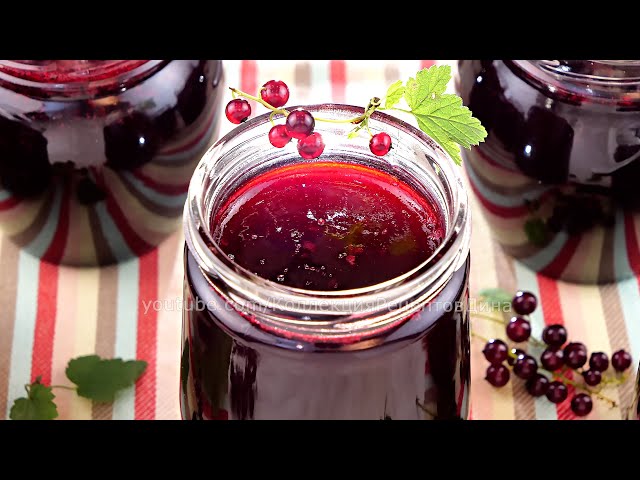 Ягодное желе Смородинка! Самый популярный рецепт желе из красной смородины!