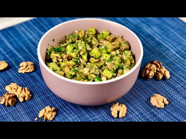 Два салата из кабачков за 5 минут. С такими кабачками и мяса не надо!