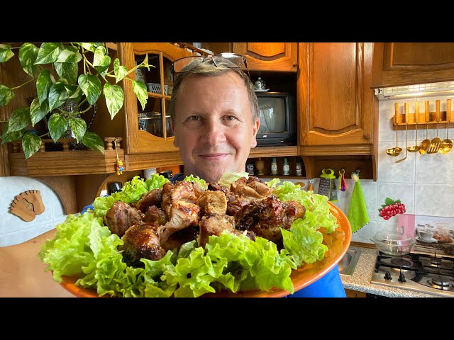 Потрясающий шашлык на сковороде! Много лет так мариную и всегда вкусно