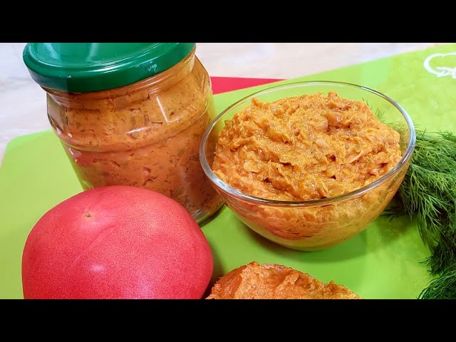 Кабачки улетят как в детстве, и банки за раз будет мало! Старая закуска намазка на хлеб