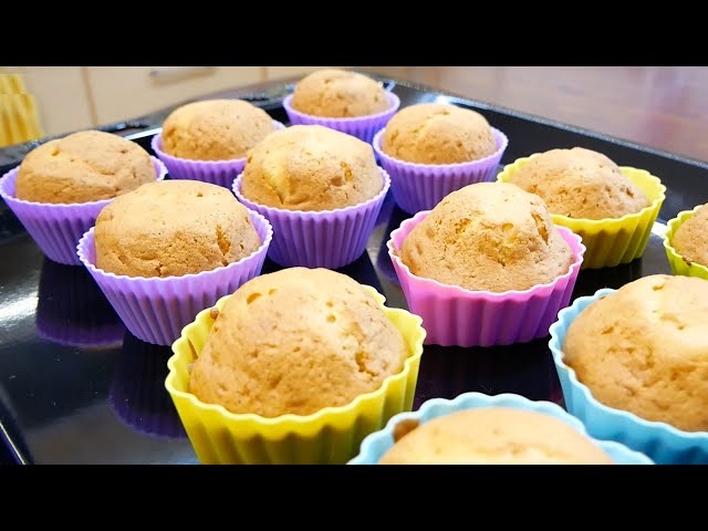 Кексы за 20 минут! Простой рецепт вкусных кексов без молока. Воздушные и легкие домашние кексы