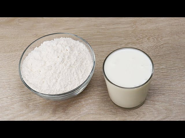 Стакан кефира и мука! Вкуснятина на столе за пару минут! Изумительно просто и быстро
