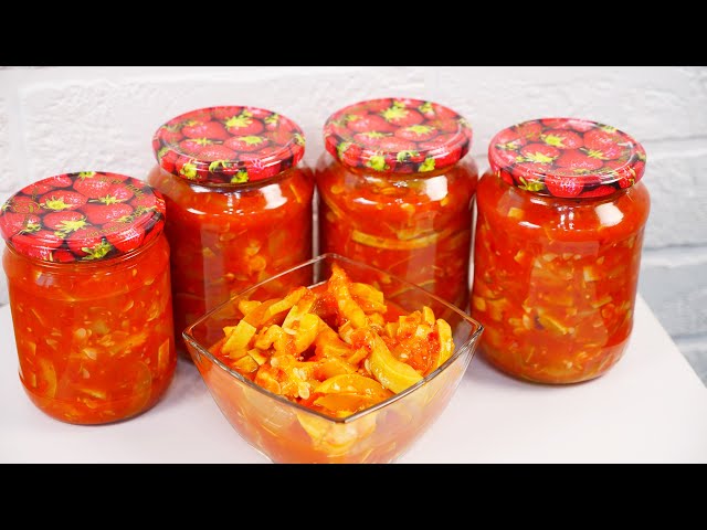 Это изумительно вкусно! Самый вкусный салат из кабачков на зиму без заморочек!