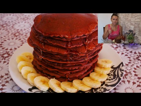 Воздушные шоколадные панкейки. Простой и быстрый рецепт на завтрак