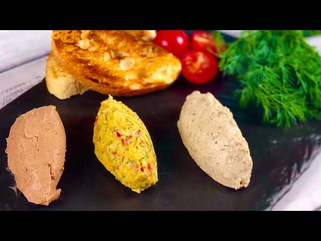 3 намазки на хлеб, которые хочется есть ложкой! Вкуснее и проще уже некуда!