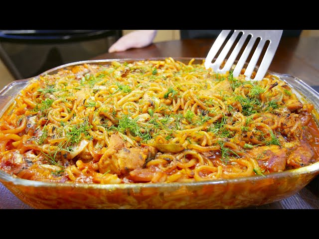 Макароны с курицей всегда готовлю только так! Запеканка сочная из макарон и курицы