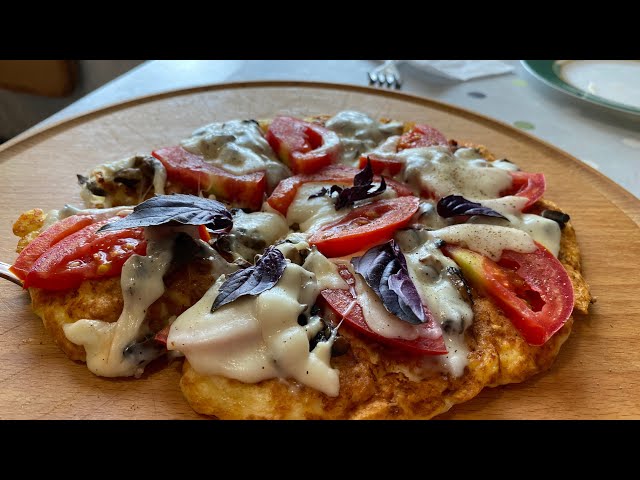 Сырная лепешка на сковороде за 5 минут. Нереально вкусно и быстро, рецепт просто бомба! Сырная пицца