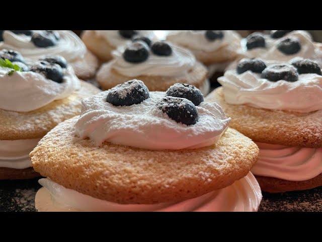 Пирожное буше с кремом, вкусняшка за минуты  крем не пропадает в жару