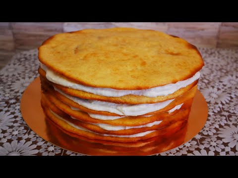 Торт Молочная девочка с малиновой начинкой. Вкусный домашний торт простой в приготовлении