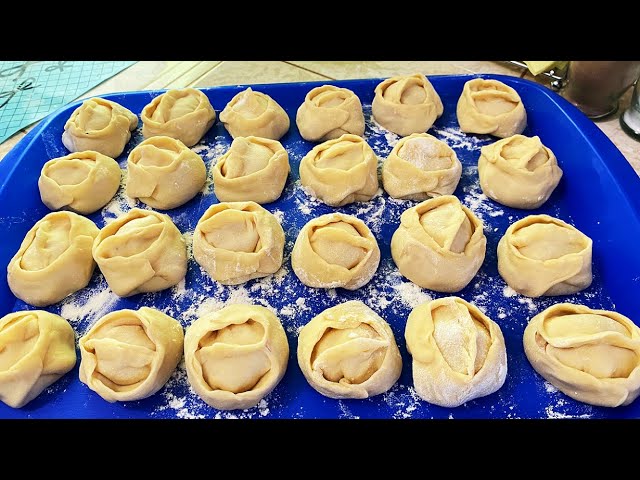 Лучшее заварное тесто для мантов, для пельменей, для вареников