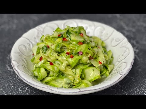 Маринованные кабачки за 10 минут
