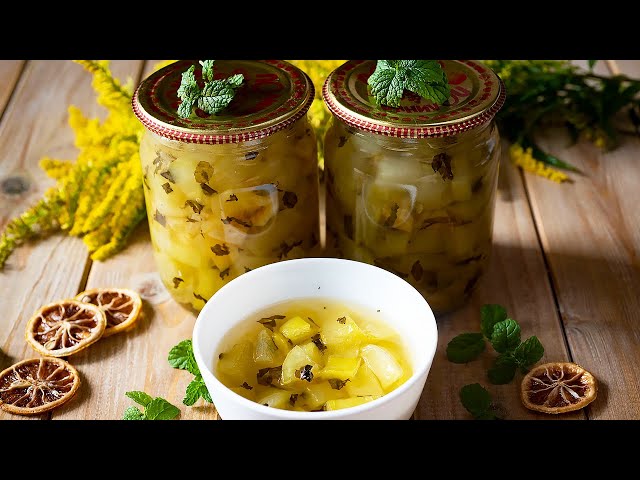 Варим варенье из кабачков с мятой и лимоном на зиму. По вкусу, как консервированные ананасы!