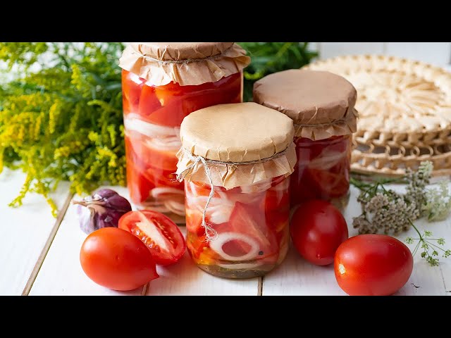 Помидоры по-чешски  с луком