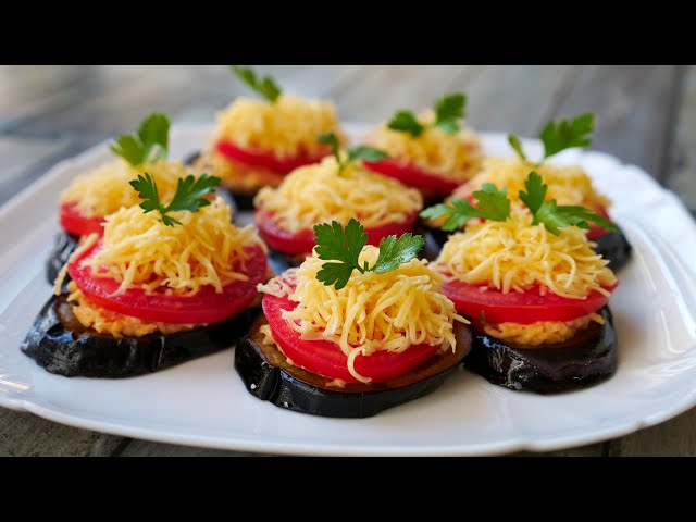 Простая закуска и на праздник подать не стыдно | Баклажаны с сыром
