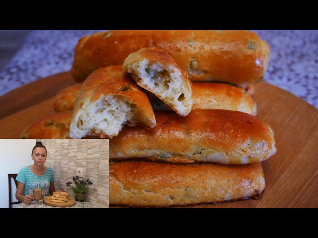 Чесночные булочки с луком. Домашняя выпечка. Безумно вкусные! Простой рецепт