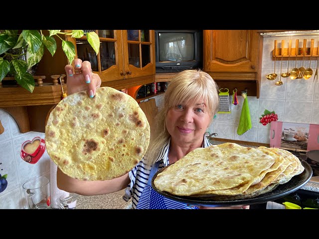 Тонкий армянский лаваш на сковороде! И глазом моргнуть не успеете как они уже готовы / Ira Belaja