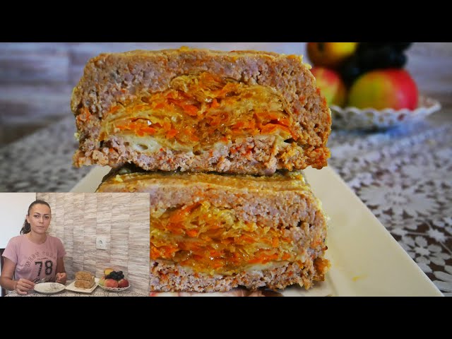 Запеканка из фарша с овощами в духовке.  Сытно, вкусно и без особой возни! Мясо на ужин