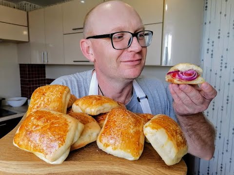 Весь класс просит этот рецепт! Меловые булочки для школы! Булочки с начинкой