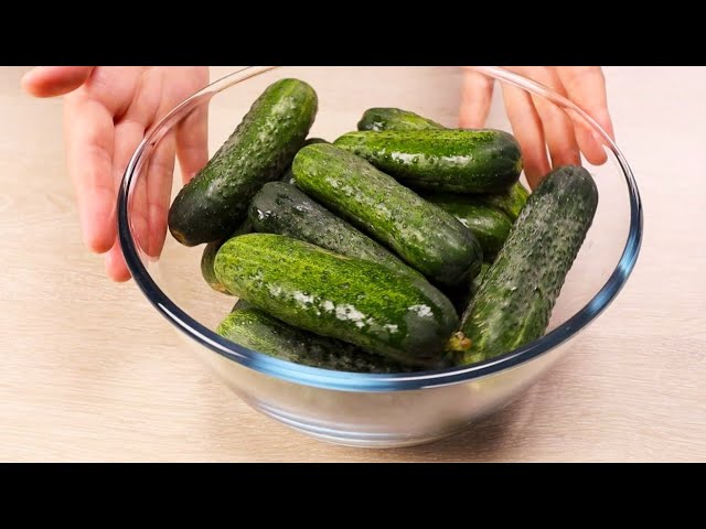 Их всегда мало! Хрустящие маринованные огурцы! Без уксуса и стерилизации!