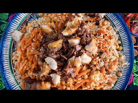 Приготовил вкуснейший самаркандский плов и угостил соседей! | Сталик Ханкишиев, подробно