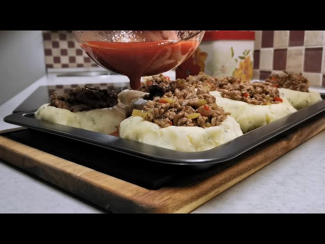 Вот как можно готовить картошку с фаршем! Рецепт вкусного ужина, запеканка по новому