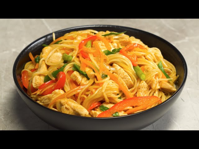 Вот с курицей за 20 минут. Ужин получится вкусным! Рецепт от всегда вкусно
