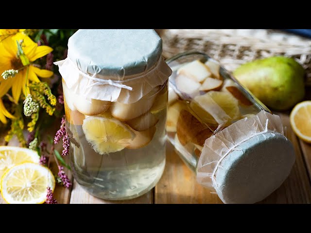 Компот из груш с лимоном на зиму