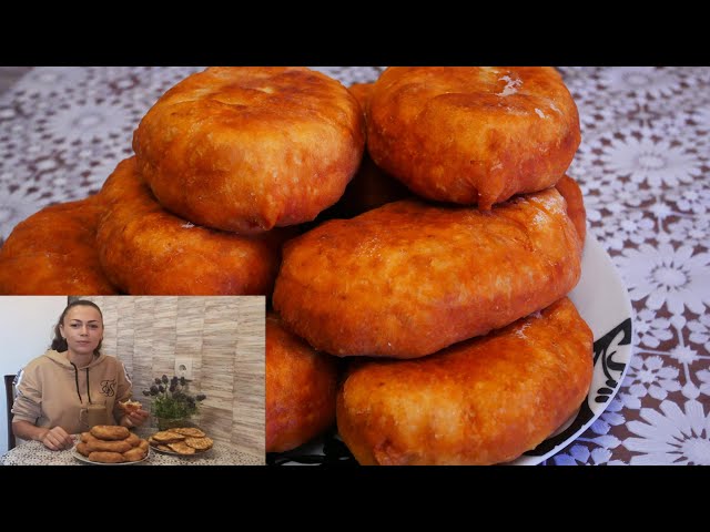 Жареные пирожки с картошкой и грибами. Пирожки на кефире. Бездрожжевые пирожки