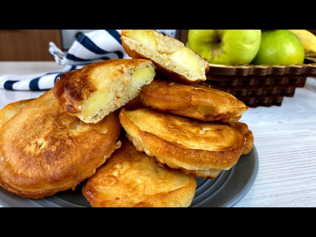 Самые быстрые пирожки! Гора вкусняшек всего за 15 минут! Пирожки с яблоками