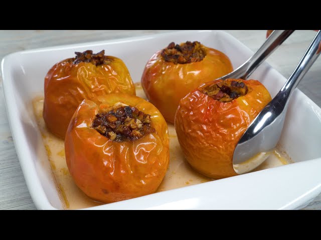 Запечённые яблоки с орехами. Минимум усилий, максимум удовольствия! Рецепт от всегда вкусно 